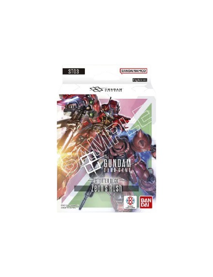 Gundam Card Game ST03A Starter Set (EN) — Zeon's Rush